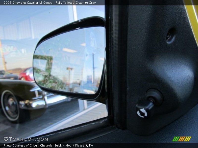 Rally Yellow / Graphite Gray 2005 Chevrolet Cavalier LS Coupe