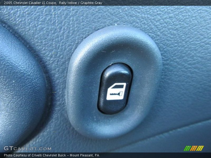 Rally Yellow / Graphite Gray 2005 Chevrolet Cavalier LS Coupe