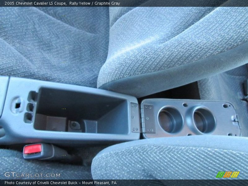 Rally Yellow / Graphite Gray 2005 Chevrolet Cavalier LS Coupe