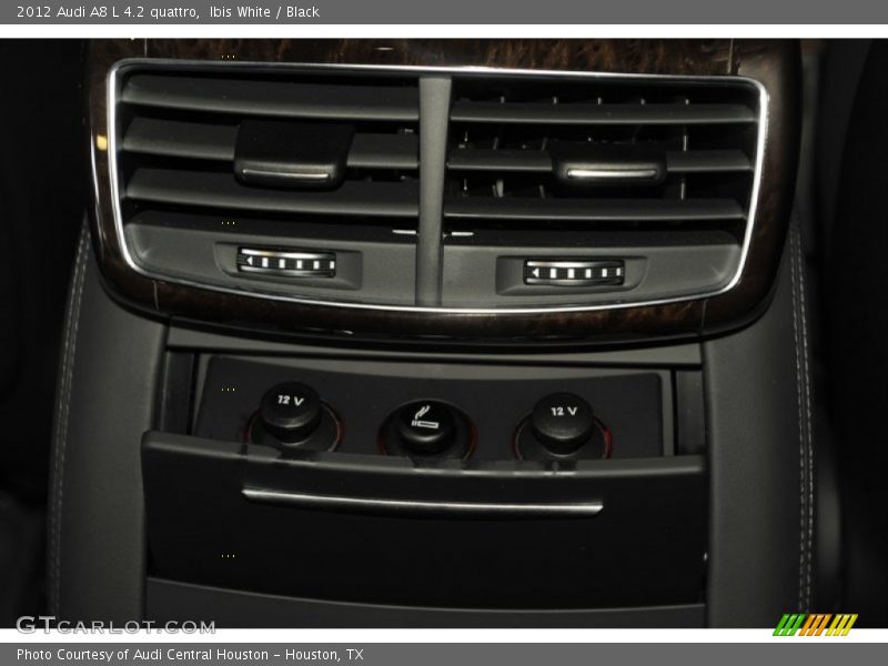 Ibis White / Black 2012 Audi A8 L 4.2 quattro