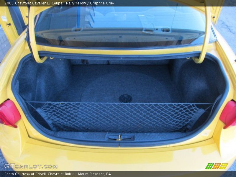 Rally Yellow / Graphite Gray 2005 Chevrolet Cavalier LS Coupe