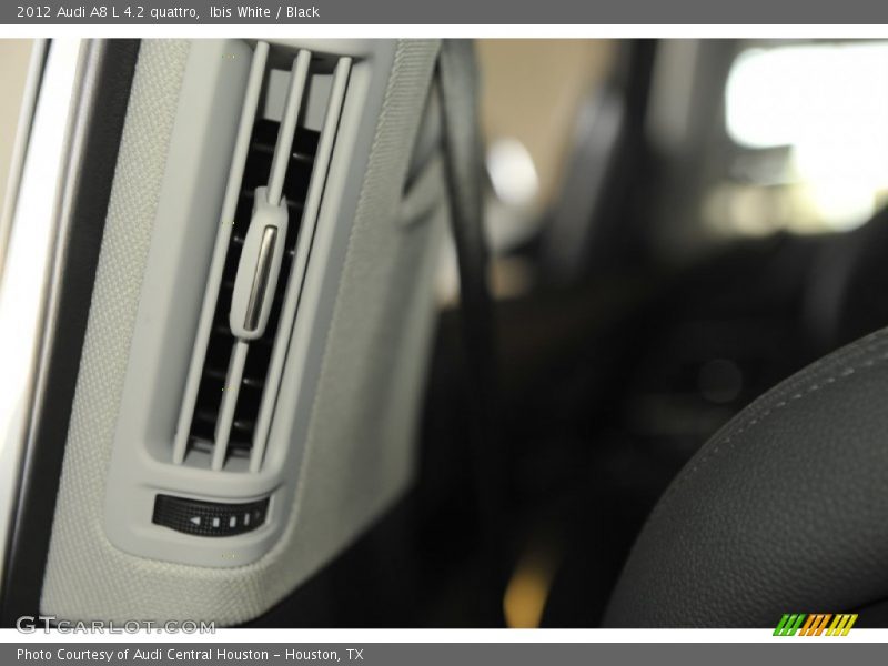 Ibis White / Black 2012 Audi A8 L 4.2 quattro