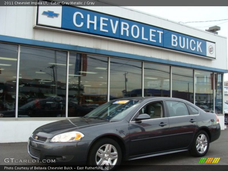 Cyber Gray Metallic / Gray 2011 Chevrolet Impala LT