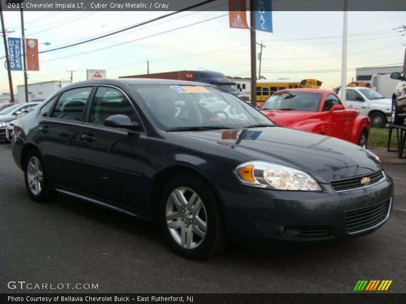 Cyber Gray Metallic / Gray 2011 Chevrolet Impala LT