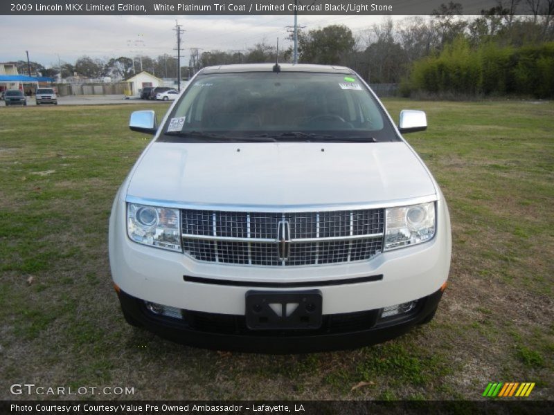 White Platinum Tri Coat / Limited Charcoal Black/Light Stone 2009 Lincoln MKX Limited Edition