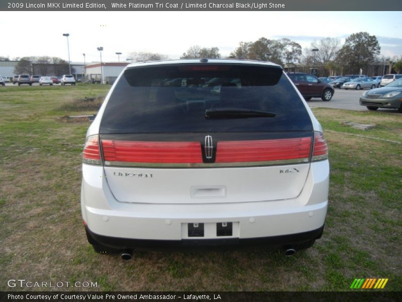 White Platinum Tri Coat / Limited Charcoal Black/Light Stone 2009 Lincoln MKX Limited Edition