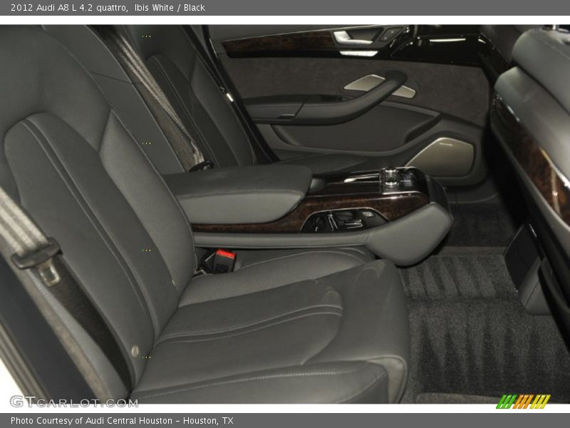 Ibis White / Black 2012 Audi A8 L 4.2 quattro
