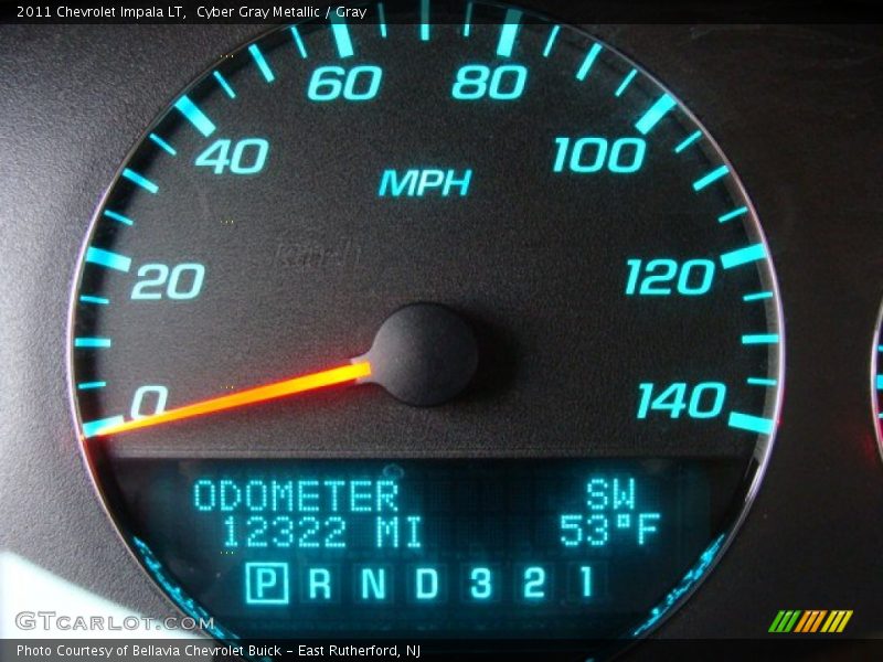 Cyber Gray Metallic / Gray 2011 Chevrolet Impala LT