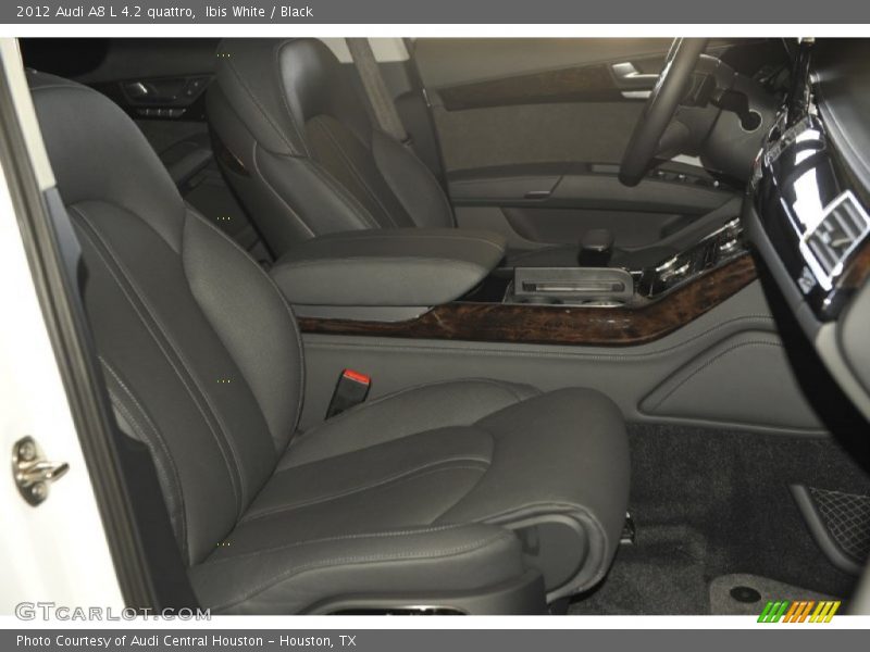 Ibis White / Black 2012 Audi A8 L 4.2 quattro