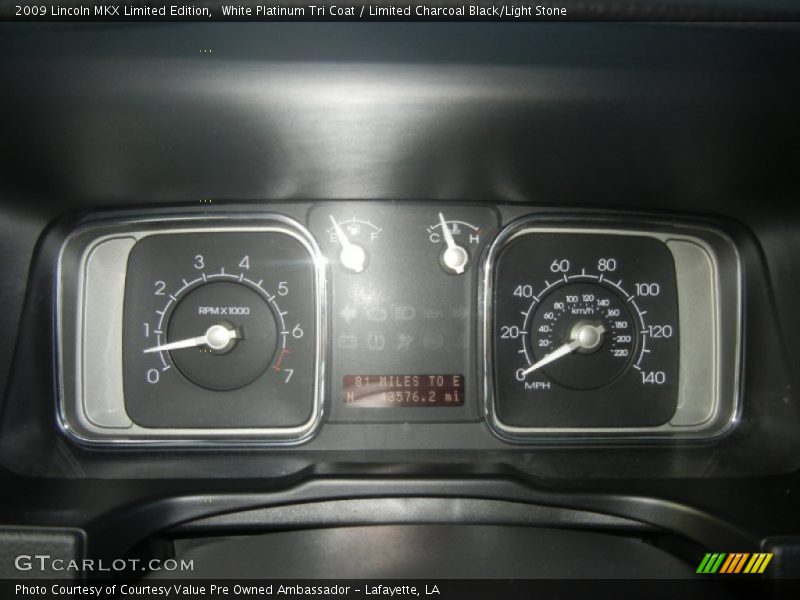  2009 MKX Limited Edition Limited Edition Gauges