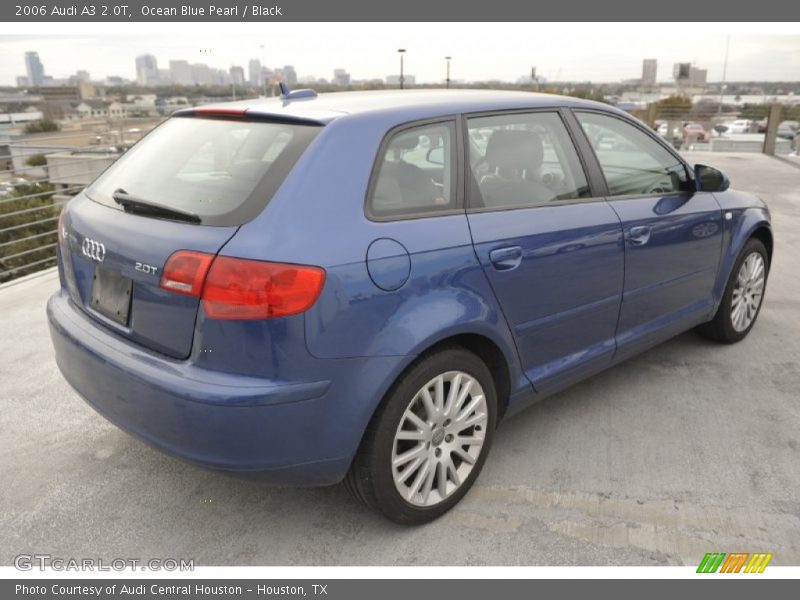 Ocean Blue Pearl / Black 2006 Audi A3 2.0T