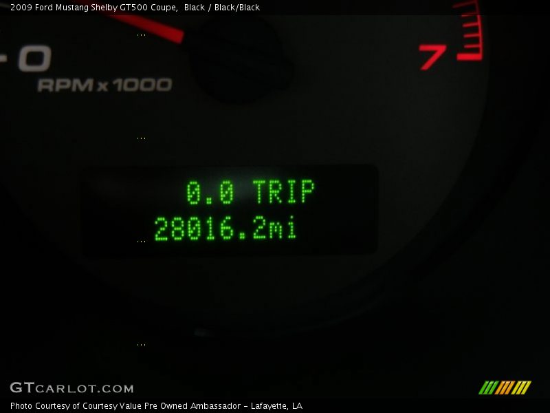 Black / Black/Black 2009 Ford Mustang Shelby GT500 Coupe