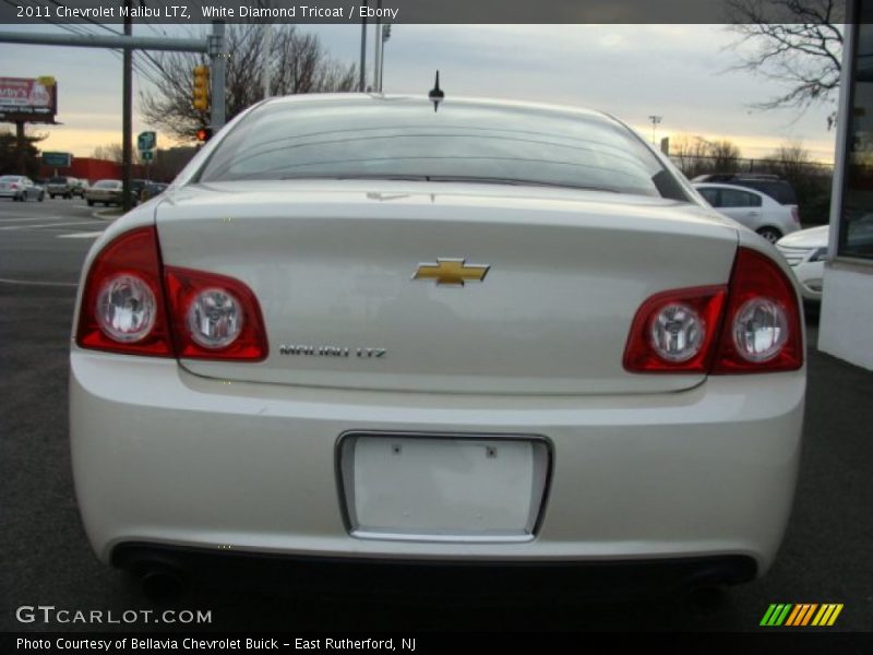 White Diamond Tricoat / Ebony 2011 Chevrolet Malibu LTZ