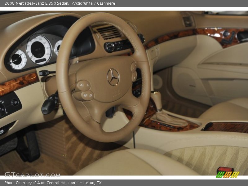 Arctic White / Cashmere 2008 Mercedes-Benz E 350 Sedan