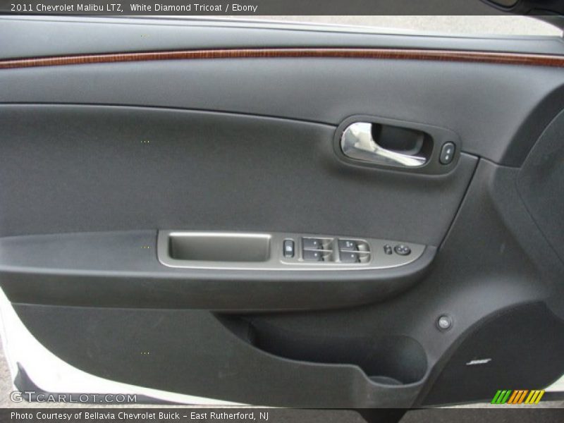 White Diamond Tricoat / Ebony 2011 Chevrolet Malibu LTZ