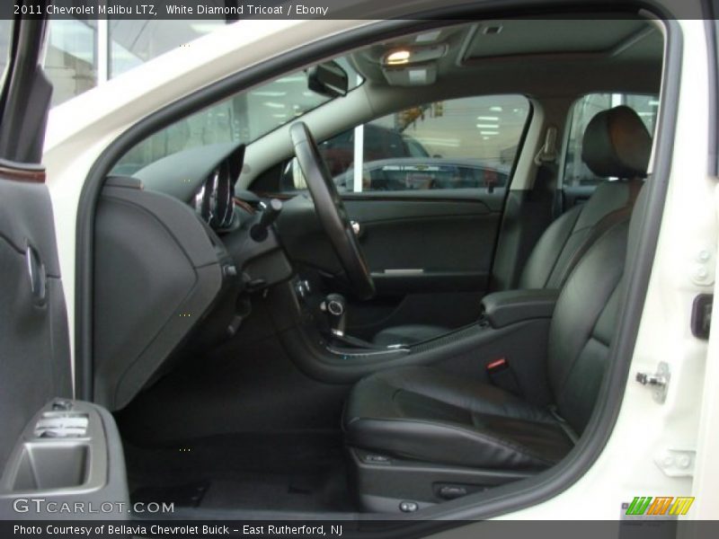 White Diamond Tricoat / Ebony 2011 Chevrolet Malibu LTZ