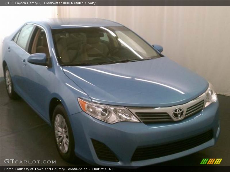 Clearwater Blue Metallic / Ivory 2012 Toyota Camry L