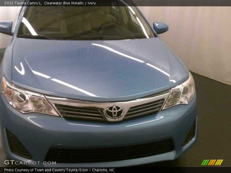 Clearwater Blue Metallic / Ivory 2012 Toyota Camry L