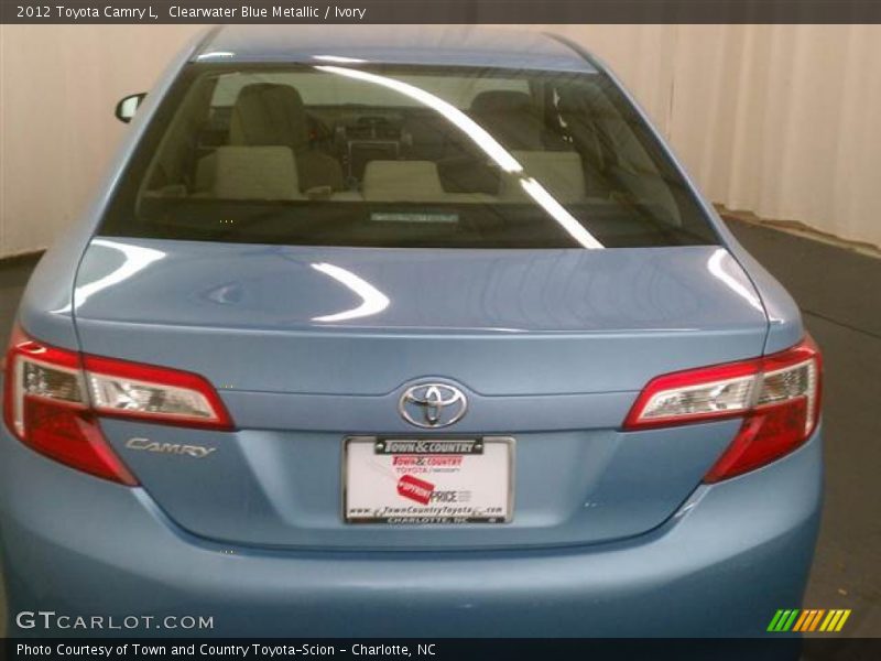 Clearwater Blue Metallic / Ivory 2012 Toyota Camry L