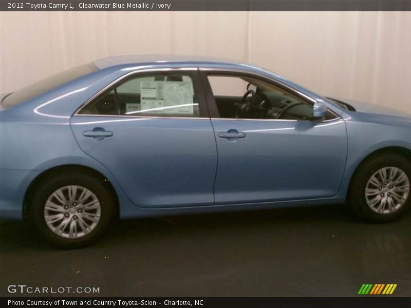 Clearwater Blue Metallic / Ivory 2012 Toyota Camry L