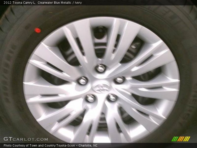 Clearwater Blue Metallic / Ivory 2012 Toyota Camry L