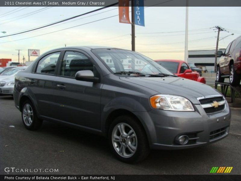 Medium Gray / Charcoal 2011 Chevrolet Aveo LT Sedan