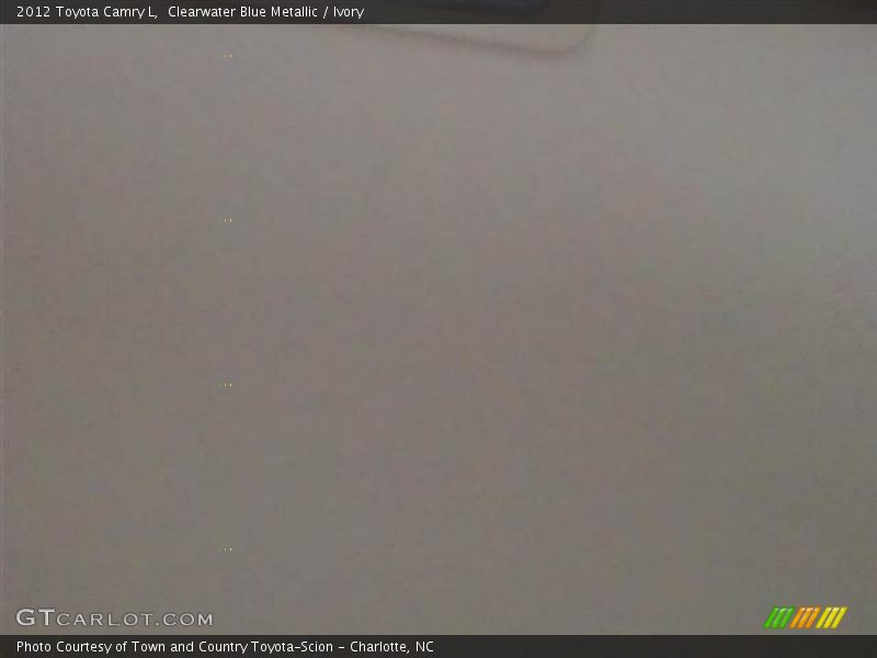 Clearwater Blue Metallic / Ivory 2012 Toyota Camry L