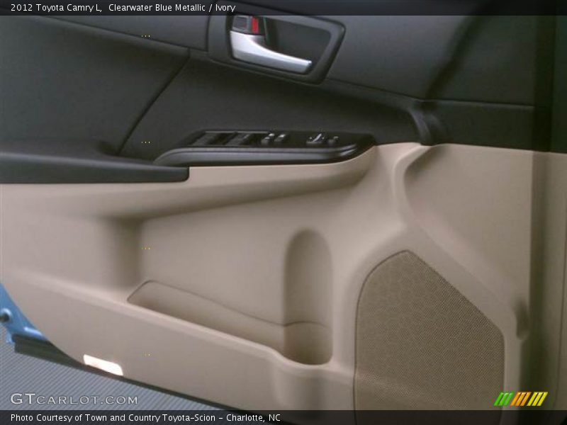 Clearwater Blue Metallic / Ivory 2012 Toyota Camry L