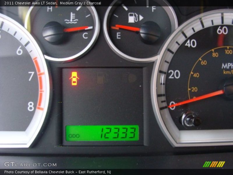 Medium Gray / Charcoal 2011 Chevrolet Aveo LT Sedan