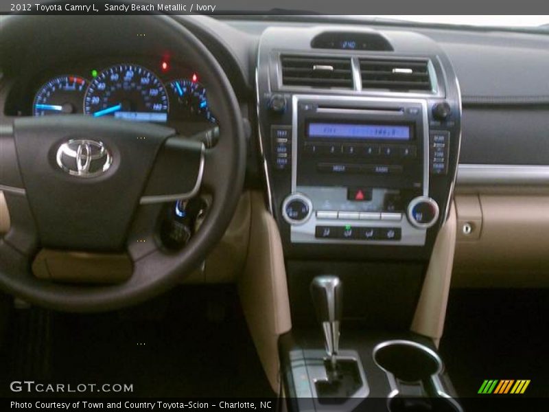 Sandy Beach Metallic / Ivory 2012 Toyota Camry L