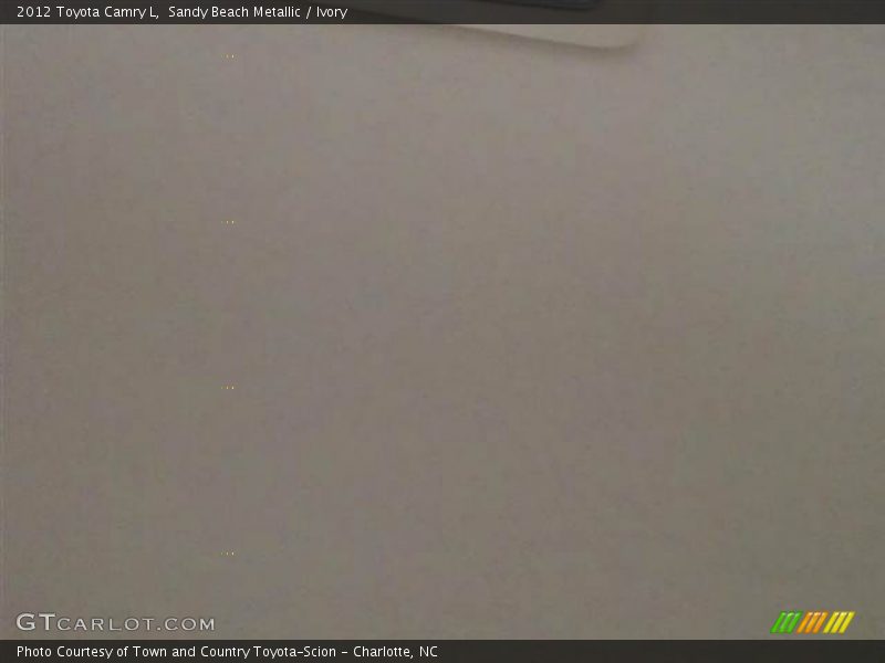 Sandy Beach Metallic / Ivory 2012 Toyota Camry L