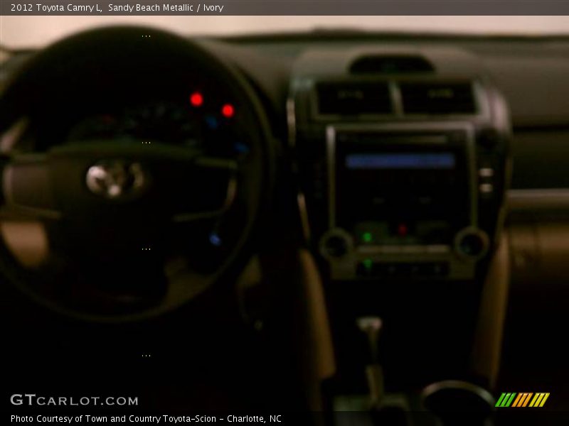 Sandy Beach Metallic / Ivory 2012 Toyota Camry L