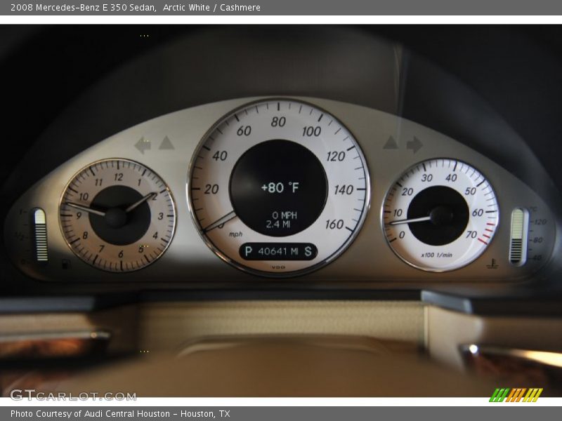 Arctic White / Cashmere 2008 Mercedes-Benz E 350 Sedan