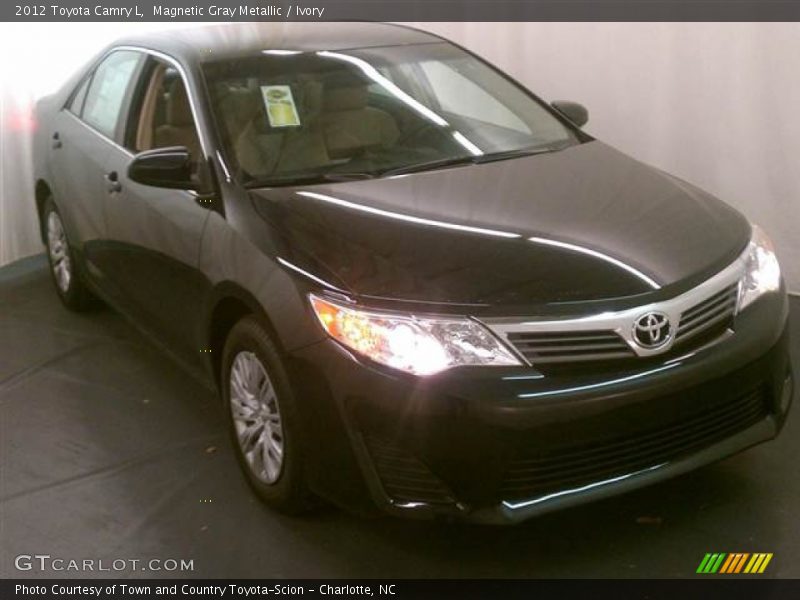 Magnetic Gray Metallic / Ivory 2012 Toyota Camry L