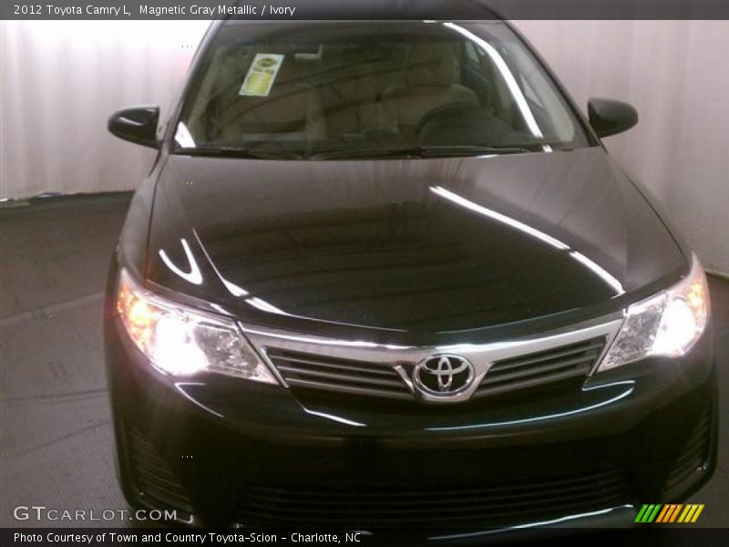 Magnetic Gray Metallic / Ivory 2012 Toyota Camry L