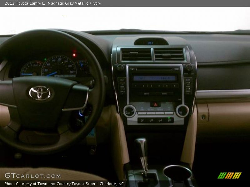 Magnetic Gray Metallic / Ivory 2012 Toyota Camry L
