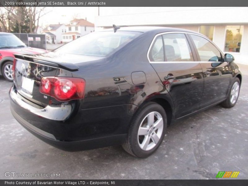 Black Uni / Anthracite 2009 Volkswagen Jetta SE Sedan