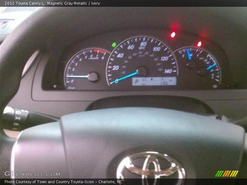 Magnetic Gray Metallic / Ivory 2012 Toyota Camry L