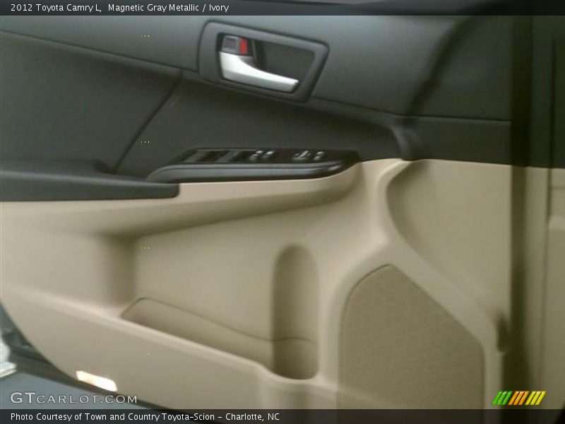 Magnetic Gray Metallic / Ivory 2012 Toyota Camry L