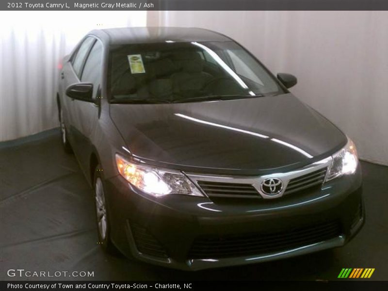Magnetic Gray Metallic / Ash 2012 Toyota Camry L