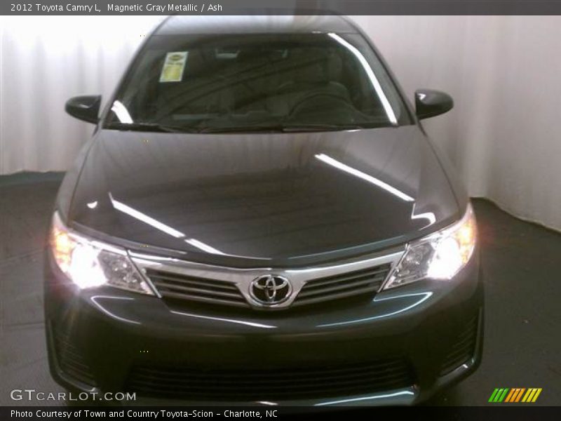 Magnetic Gray Metallic / Ash 2012 Toyota Camry L