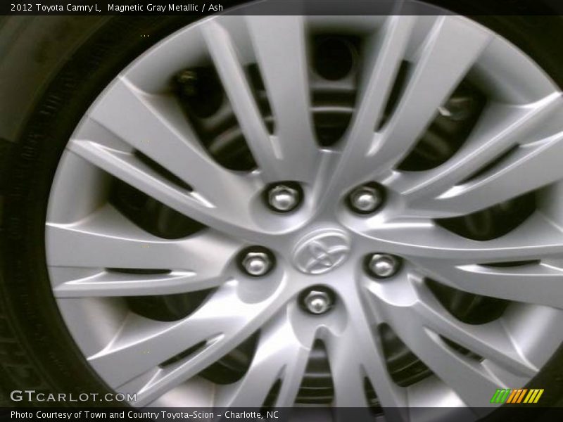 Magnetic Gray Metallic / Ash 2012 Toyota Camry L