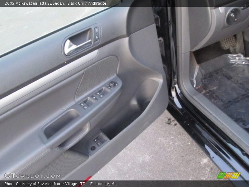 Black Uni / Anthracite 2009 Volkswagen Jetta SE Sedan