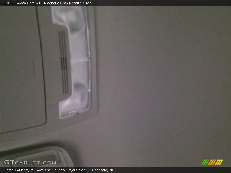 Magnetic Gray Metallic / Ash 2012 Toyota Camry L