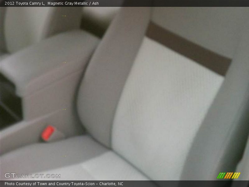 Magnetic Gray Metallic / Ash 2012 Toyota Camry L