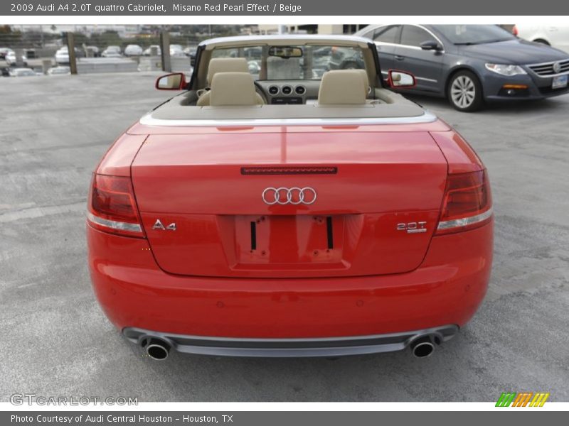 Misano Red Pearl Effect / Beige 2009 Audi A4 2.0T quattro Cabriolet