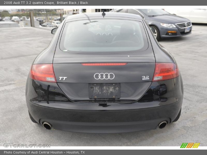 Brilliant Black / Black 2008 Audi TT 3.2 quattro Coupe