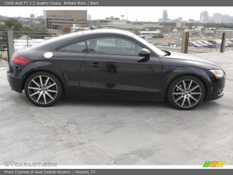 Brilliant Black / Black 2008 Audi TT 3.2 quattro Coupe