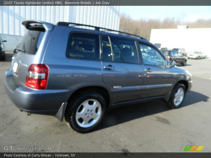 Bluestone Metallic / Ash Gray 2007 Toyota Highlander Limited 4WD