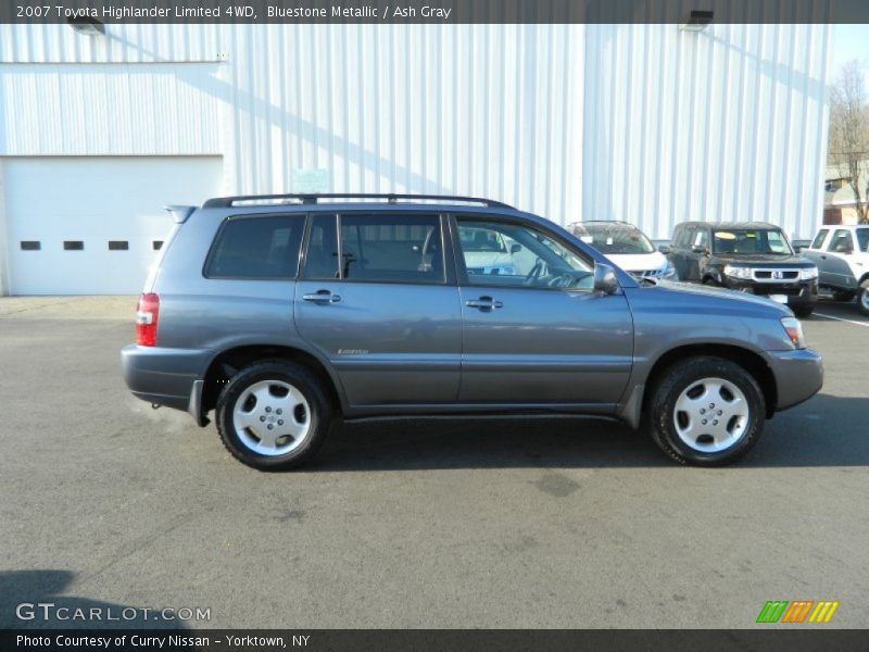 Bluestone Metallic / Ash Gray 2007 Toyota Highlander Limited 4WD